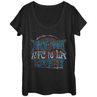 Juniors' Rock Tour NYC To LA Live 77 Graphic Tee