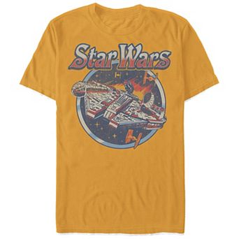 Men's Star Wars Vintage Millennium Falcon Graphic Tee