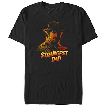 Men's Stranger Things Strangest Dad Graphic Tee