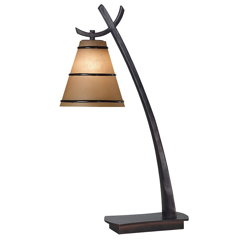 Wright Bronze-Finish Table Lamp, Brown, Furniture