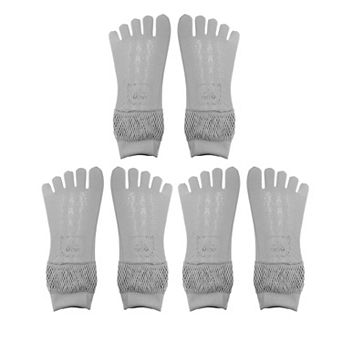 3 Pairs Five Fingers Socks Fashion Breathable No Show Socks For Women
