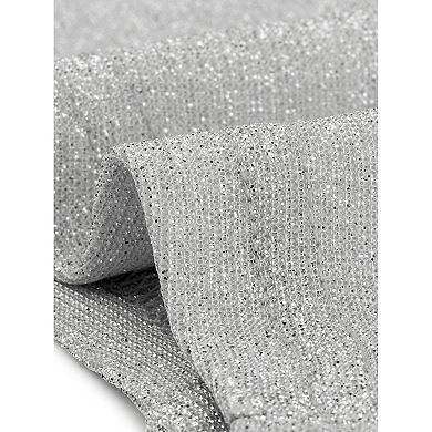 Halter Glitter Top For Women Cowl Neck Draped Clubwear Backless Crop Cami Tops