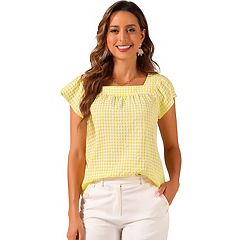 Kohls yellow tops deals