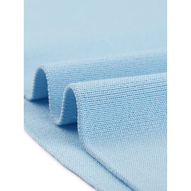 Women's Summer Square Neck Ribbed Knit Tops Buttons Decor Sleeveless Casual Pullover Tops