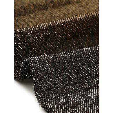 Glitter Shrug For Women Evening Open Front Long Sleeves Elegant Sheer Bolero