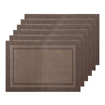 Placemats Set of 6 Table Mat Set for Kitchen Dining Room