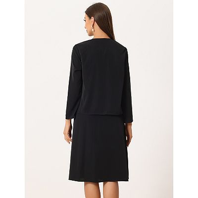misses formal jacket dresses Mother of the Bride Long Formal Jacket Dress