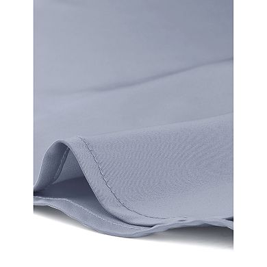 Button Down Shirt For Women Short Sleeve Collared Tops Work Office Satin Blouse