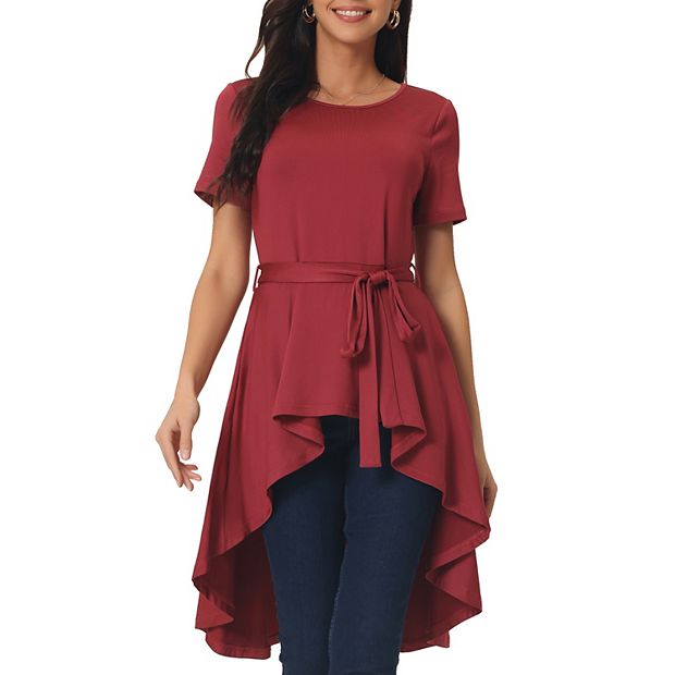 High low asymmetrical top deals