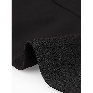 Plus Size Blazers For Women Open Front 3/4 Sleeve Ruffled Hem Work Jackets Blazer