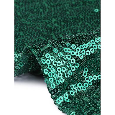 Plus Size Tops For Women Sleeveless Sparkle Shimmer Glitter Sequin V Neck Tank Top