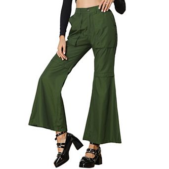 Cargo Baggy Pants For Women's High Waisted Wide Leg Casual Pants