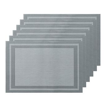 Placemats Set of 6 Table Mat Set for Kitchen Dining Room