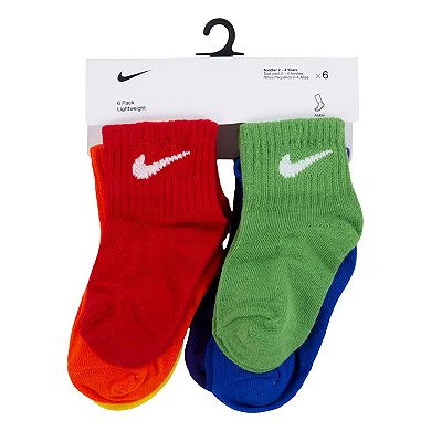 Baby & Toddler Nike Swoosh 6-Pack Ankle Socks