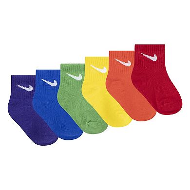 Baby & Toddler Nike Swoosh 6-Pack Ankle Socks