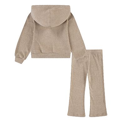 Baby & Toddler Girls Nike Swoosh Spirit Pullover Hoodie and Flared Leggings Set