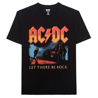 Big & Tall AC/DC Let There Be Rock Crewneck Graphic Tee