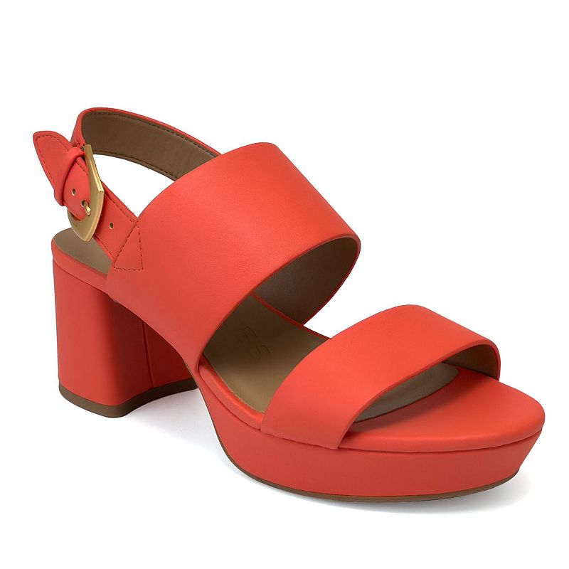 Aerosoles Camilia Women's Platform Sandals, Size: 7, Orange