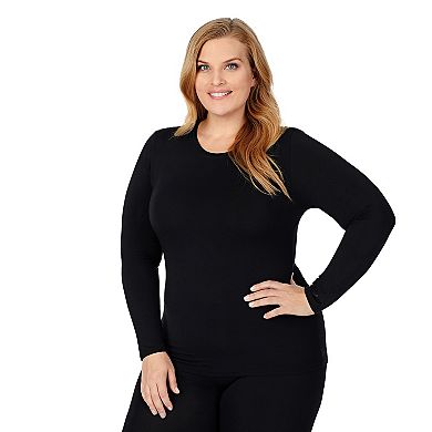 Plus Size Cuddl Duds® Softwear with Stretch Long Sleeve Top