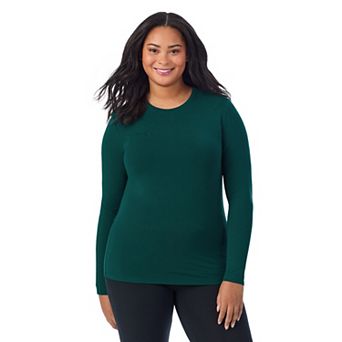 Plus Size Cuddl Duds® Softwear with Stretch Long Sleeve Top