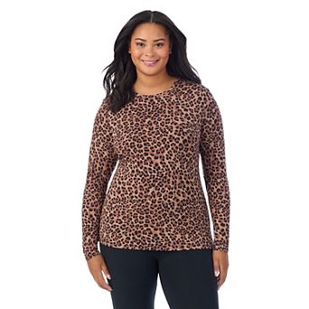 Plus Size Cuddl Duds® Softwear with Stretch Long Sleeve Top