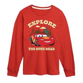 Disney / Pixar's Cars Boys 8-20 Explore The Open Road Long Sleeve Graphic Tee
