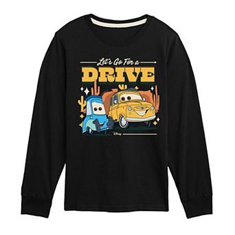 Disney / Pixar's Cars Boys 8-20 Go For A Drive Long Sleeve Graphic Tee