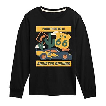 Disney / Pixar's Cars Boys 8-20 Rather Be In Radiator Springs Long Sleeve Graphic Tee