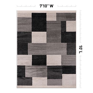 World Rug Gallery Fulton Modern Geometric Area Rug