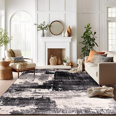World Rug Gallery Modern Abstract Gradient Area Rug