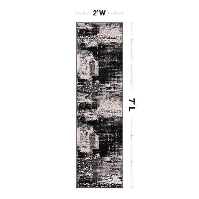 World Rug Gallery Modern Abstract Gradient Area Rug