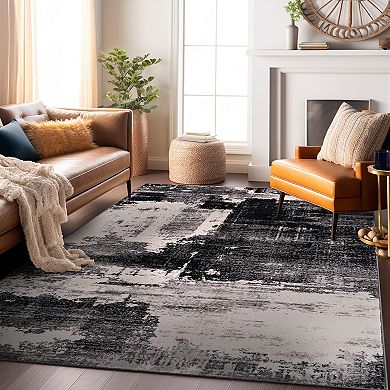 World Rug Gallery Modern Abstract Gradient Area Rug