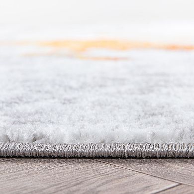 World Rug Gallery Contemporary Abstract Elegance Area Rug