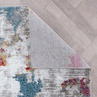 World Rug Gallery Contemporary Abstract Elegance Area Rug