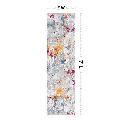 World Rug Gallery Contemporary Abstract Elegance Area Rug