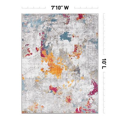 World Rug Gallery Contemporary Abstract Elegance Area Rug