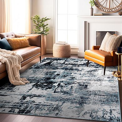 World Rug Gallery Modern Abstract Reflections Area Rug