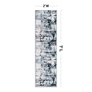 World Rug Gallery Modern Abstract Reflections Area Rug