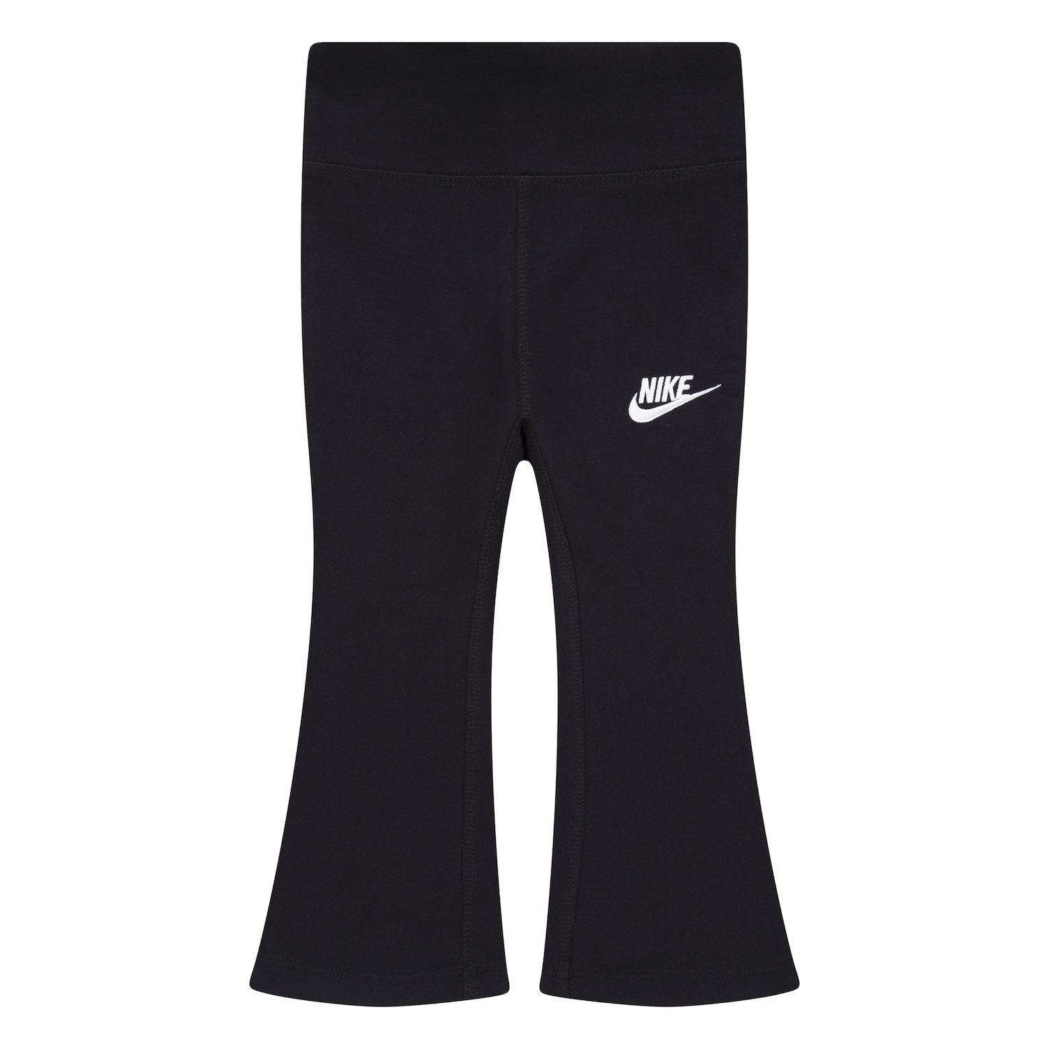 Леггинсы Nike Dri-FIT Flared для девочек, цвет: Чёрный — фото 3