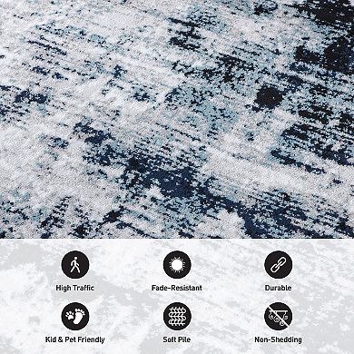 World Rug Gallery Contemporary Chic Abstract Design Area Rug