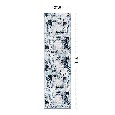 World Rug Gallery Contemporary Chic Abstract Design Area Rug