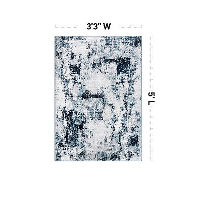 World Rug Gallery Contemporary Chic Abstract Design Area Rug