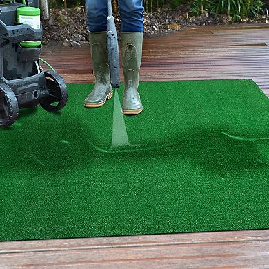 World Rug Gallery Artificial Turf Indoor / Outdoor Area Rug