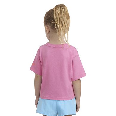 Toddler Girls Nike Logo Boxy Graphic Tee