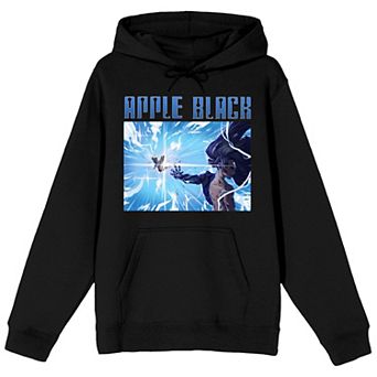 Men's Apple Black Sanos Holy Graphic Hoodie