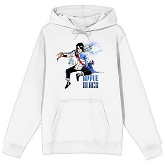 Men's Apple Black Sano and Jara Graphic Hoodie