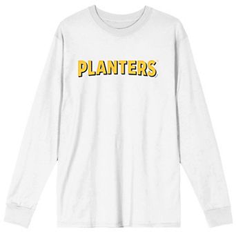 Men's Planters Peanuts Logo Long Sleeve Graphic Tee