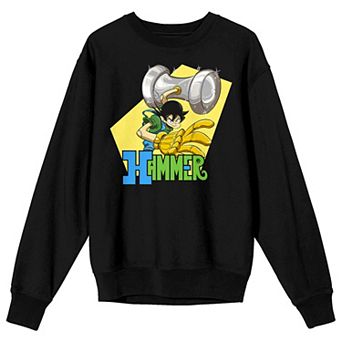 Men's Hammer Stud Hammer Hand Pose Long Sleeve Graphic Tee