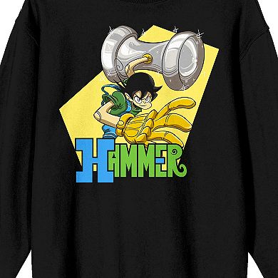 Men's Hammer Stud Hammer Hand Pose Long Sleeve Graphic Tee