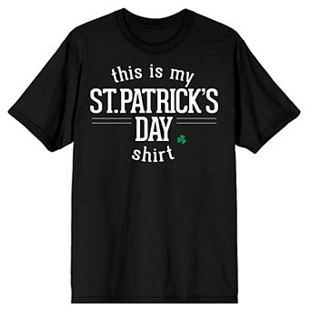 Men's This Is My St. Patricks Day Shirt Graphic Tee